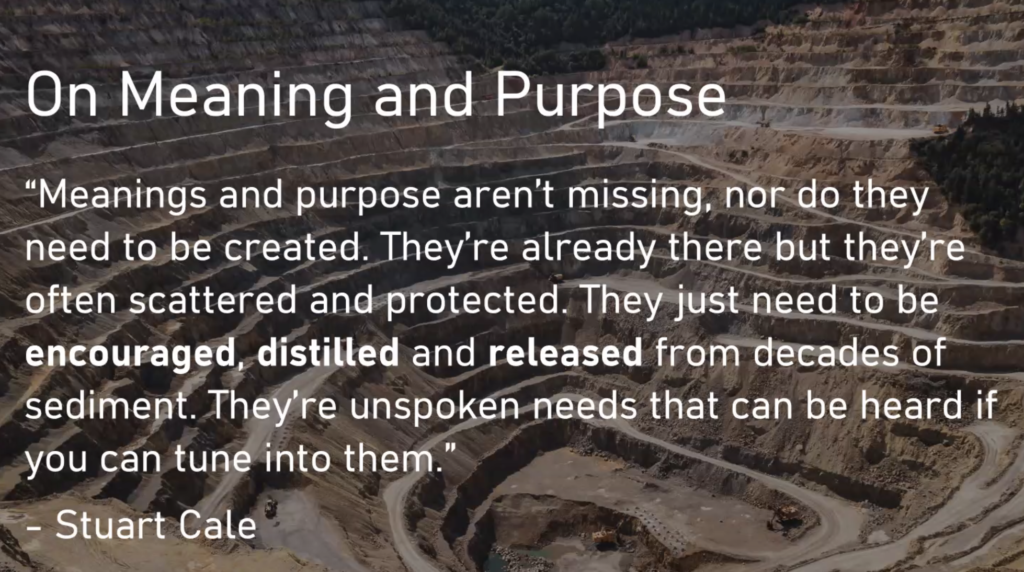 On Meaning and Purpose: Meaning and Purpose aren't missing, nor do they have to be created